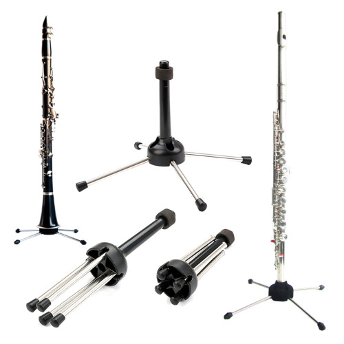 FEAMOS Foldable Clarinet Stand Base 4-Leg Portable 1