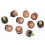 Pool Cue Tips 10mm Screw-in Replacement 5 Pcs 5