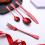 Ensemble de couverts en acier inoxydable Red Holiday, 4 pièces 5