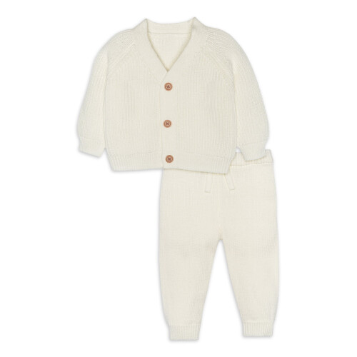 Σετ πλεκτής ζακέτας και φόρμας Gerber Baby Unisex 2 τεμαχίων 1