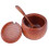 Octpeak Wooden Salt Box with Lid and Spoon 7