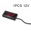 DC 12V LED Digital Volt Meter Red 6