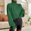 Women's Knit Pullover Sweater Short Turtleneck Long Sleeve 4