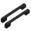 Metal wardrobe handles black pull bezel 1 piece 5