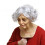 Mooi oud dames latex masker 3