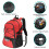 Mochila de basquete com almofada de ar e compartimento para sapatos. 4