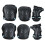 Biking Knee Pads Protective Gear Set Black Blue 4