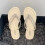 Women's Rhinestone Thong Sandals White Size 6-10 8