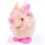 Wind-Up Hopping Bunny Plush Toy 1 Piece 3