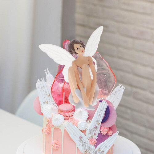 Fairy Cake Toppers PVC Figures 3 Pieces 2