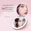 LED Makeup Mirror Portable 2X and 5X Magnification 4