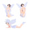 Fairy Cake Toppers PVC Figures 3 Pieces 5