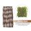Wooden Privacy Screen Adjustable Telescopic 77 inch 5