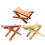 FEAMOS Solid Wood Guitar Footstool 3-Height Adjustable 5