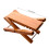 FEAMOS Solid Wood Guitar Footstool 3-Height Adjustable 6