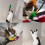Cat feather toy refills worm style 10 pieces 2