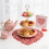 Heart Shaped Ceramic Vase 1.2L Valentine's Day Decor 7