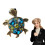 Broche animal en émail et strass (1 pièce) 5