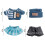 Luxury Doll Clothes Set for 17cm Dolls 3-Piece 5