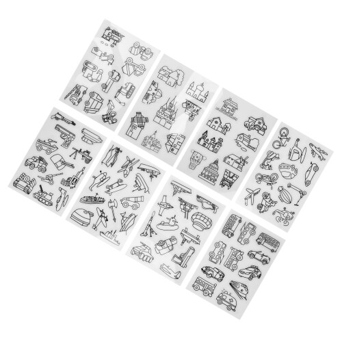 OTVIAP Schrumpfpapier-Bastelset, 8-teilig 1