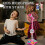 Kids Karaoke Microphone with Adjustable Stand and Lights 5