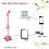 Kids Karaoke Microphone with Adjustable Stand and Lights 6