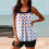 Dames tankini met hoge taille, borstvulling en 2