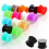 Silicone Flared Expander Gauges 12 Pairs 8mm 5