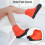 Waterproof down slipper boots lightweight 1 pair 5