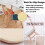 Kitchen Chair Cushions with Ties Non-Slip Thickened U-Shaped 6
