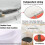 Kitchen Chair Cushions with Ties Non-Slip Thickened U-Shaped 5