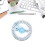 Circular Protractor Angle Ruler Plastic 360 2