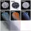 Crystal glass bicone beads blue 4mm 100 pcs 3