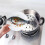 304 Stainless Steel Steamer Basket Thickened Deepened 7