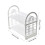 Desktop Organizer White 12.6x6.5x11.22in 3