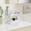 Desktop Organizer White 12.6x6.5x11.22in 6
