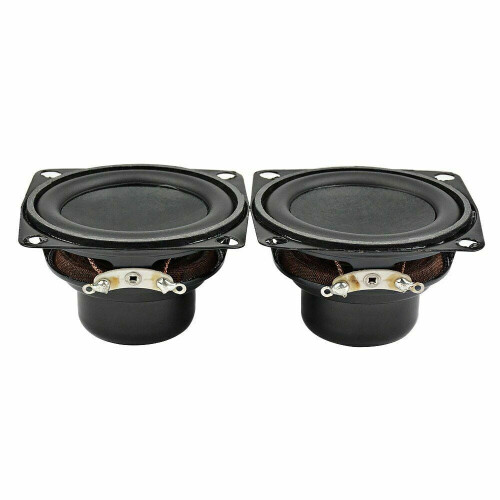 Bluetooth Full-Range Speaker with Bass 2 Pack 2 Inch 1