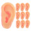 Halloween Prank Ears Realistic Simulation Prop 10 Pcs 6