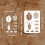 Scarab Stencil Template Reusable Plastic 11.7 x 8.3 Inch 3