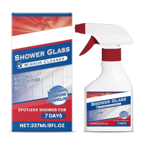 Glasfaser-Duschreiniger 8oz für Rostflecken und 1