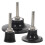 ULTNICE Mini Sanding Bands Disc Pad Holder Black Iron 3 3