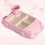 Car-Shaped Kids Tableware Set Light Pink 5
