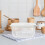 Boîte de conservation pour oignons et ail, de qualité alimentaire, avec 2