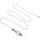 Pull Chain Extender for Fan or Desk Lamp Beaded 5
