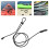 Black Elastic Kayak Paddle Leash 2 pcs 27.5 inches 2