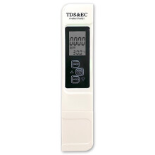 1pc White Handheld TDS Digital Water Tester High Precision Household Purified Tap Water Multifunctional Large Screen Display