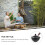 FOXNOVO Black Ceramic Teapot with Side Handle 1-Piece 5