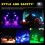 RGB Rock Lights4-Pod Vanntett Bluetooth Musikkmodus12V 5
