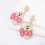 Ghost Halloween Earrings Alloy Studs Orange 6