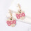 Ghost Halloween Earrings Alloy Studs Orange 8